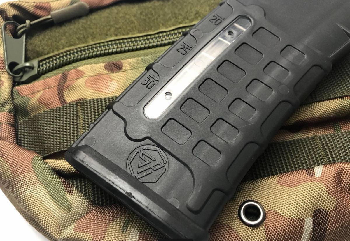 Магазин 5.56 х 45 мм Steel Plast з вікном чорний