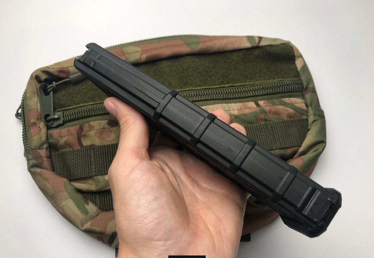 Магазин 5.56 х 45 мм Steel Plast з вікном чорний