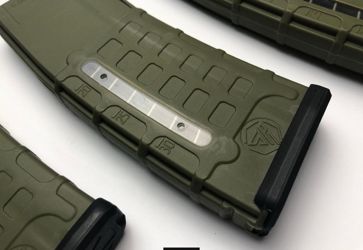 Магазин 5.56 х45 мм Steel Plast з вікном зелений