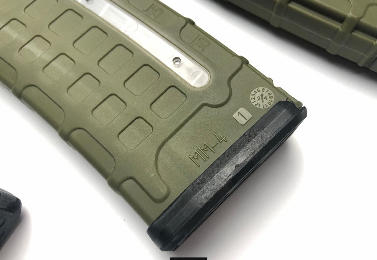 Магазин 5.56 х45 мм Steel Plast з вікном зелений