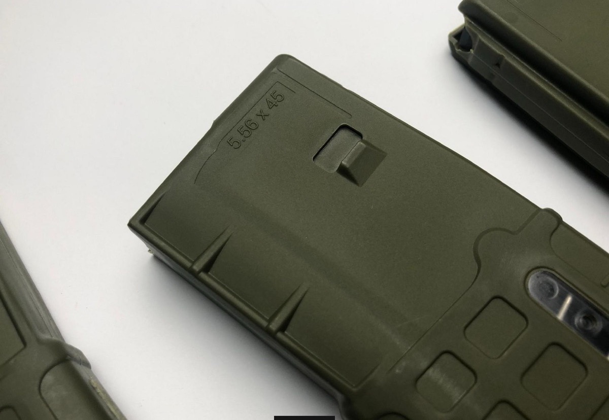 Магазин 5.56 х45 мм Steel Plast з вікном зелений