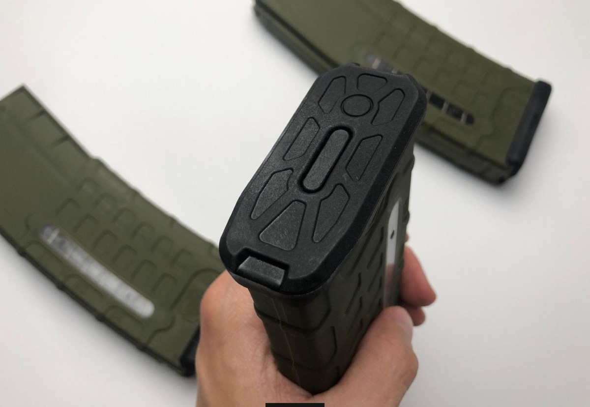Магазин 5.56 х45 мм Steel Plast з вікном зелений