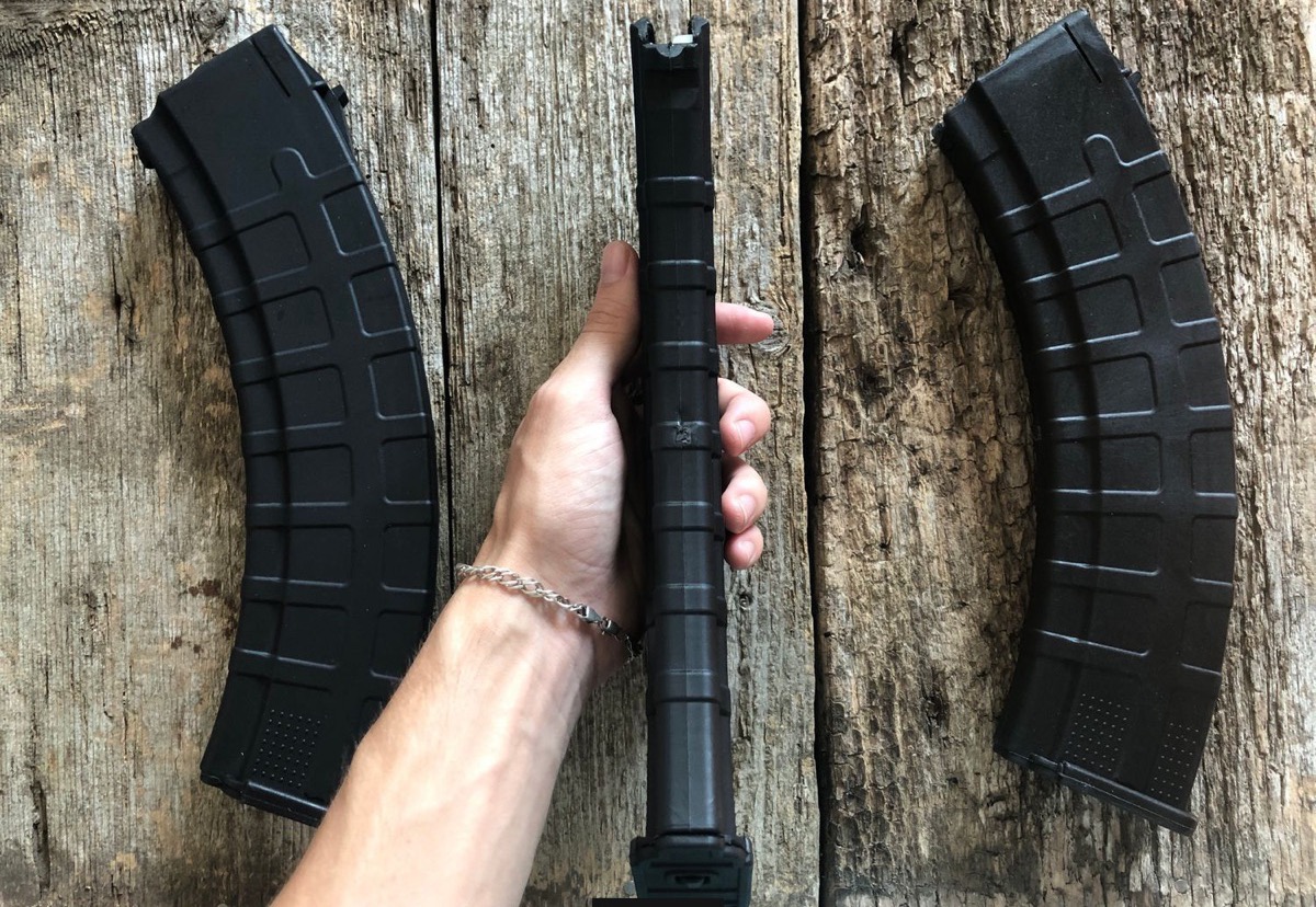 Магазин АК-74, РПК 5.45х39 на 45 патронів пластиковий