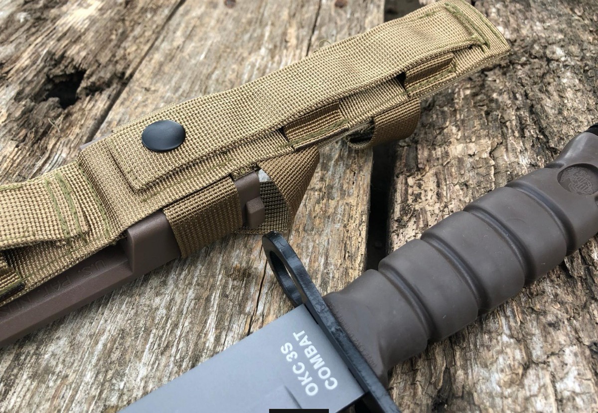 Ніж тактичний OKC 3S Bayonet Combat, багнет ніж класичний із серрейтором М16